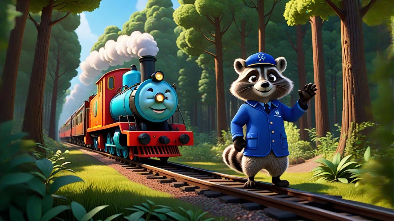 Chug-a-Chug Train Ride | Train Song for Kids | Nursery Rhymes and ...
