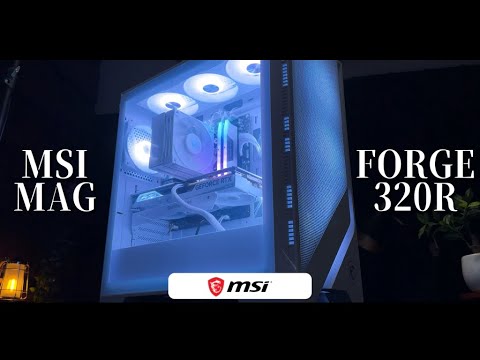 【最速レビュー】MSI MAG FORGE 320R AIRFLOW は新時代のベーシック - YouTube