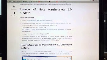 Lenovo K4 note official android 6.0 marshmallow update