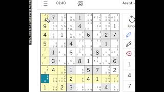 Expert Sudoku – Los Angeles Times September 6, 2026 (Auto Candidate Mode)