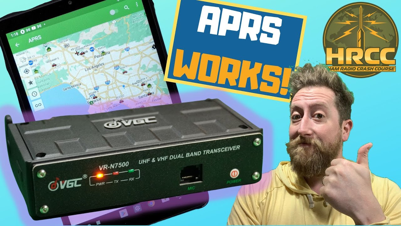 VGC VR-N7500 APRS! Android, iOS, Bluetooth, Dual Band 2m/7cm Ham Radio Review