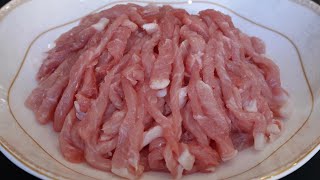Super Easy Tips for Stir-Frying Lean Meat! 炒瘦肉的正確方法：讓肉嫩滑無腥味！#StirFriedLeanMeat #CookingTips #炒瘦肉