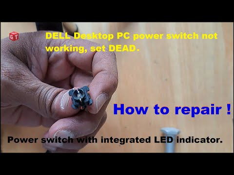 DELL desktop computer power switch not working | #how to repair.