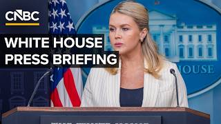 White House press secretary Karoline Leavitt holds a briefing with reporters — 4/27/2026