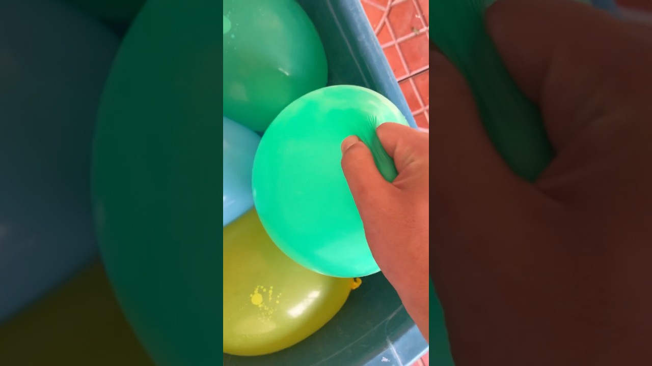 🟡🟠🎈Experiment Balloons Throwing a tall building