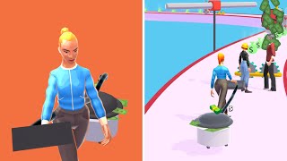 Vacuum Money Run 💲🤑💰 Gameplay iOS - Get Rich screenshot 5