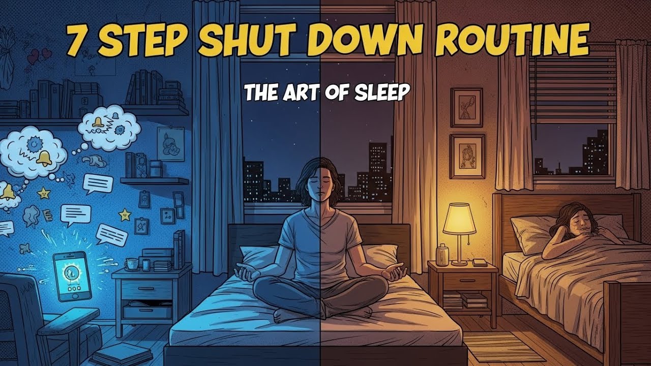 7 Step Shut Down Routine || The Art of Sleep || Ascensia Mindset.