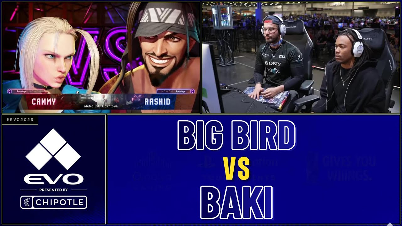 SF6 EVO 2025 - Pools: Big Bird (Rashid) vs Baki (Cammy)