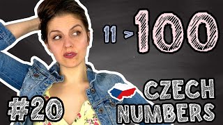 #20 | Learn CZECH numbers 11 ➤ 100