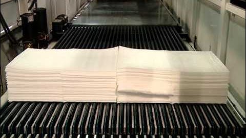 Rotary Sheeter with Vacuum Stacker