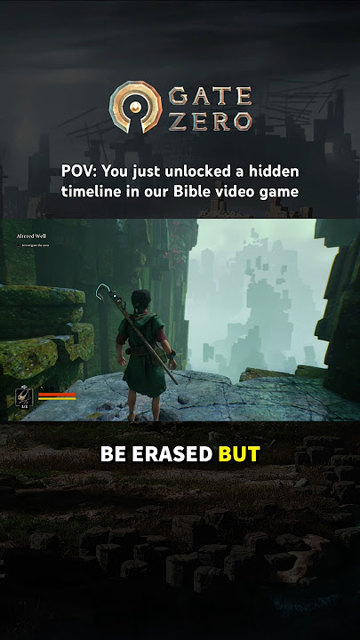 When you thought you were exploring ancient Capernaum… #biblegame #timetravel #gatezero