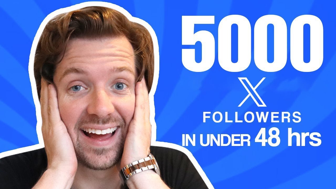 How we got 5000 X (Twitter) Followers in less than 48 HOURS ORGANICALLY....