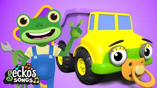 5 little trucks song gecko s garage cartoons kids toddler