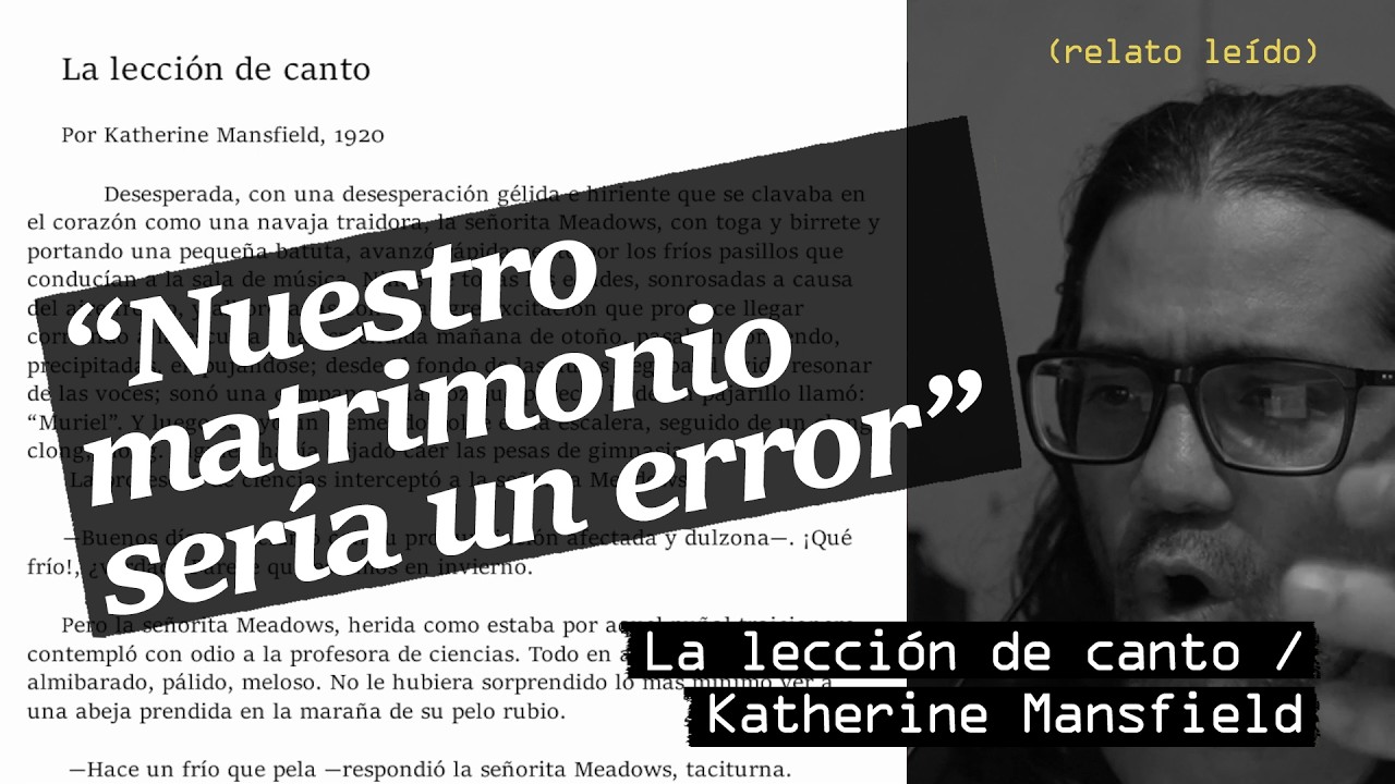 LA LECCIÓN DE CANTO | Katherine Mansfield |