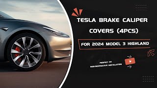 Tesla 2024 Model 3 Highland Brake Caliper Covers Installation