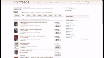 Quick demo of Goodreads-TPL greasemonkey script