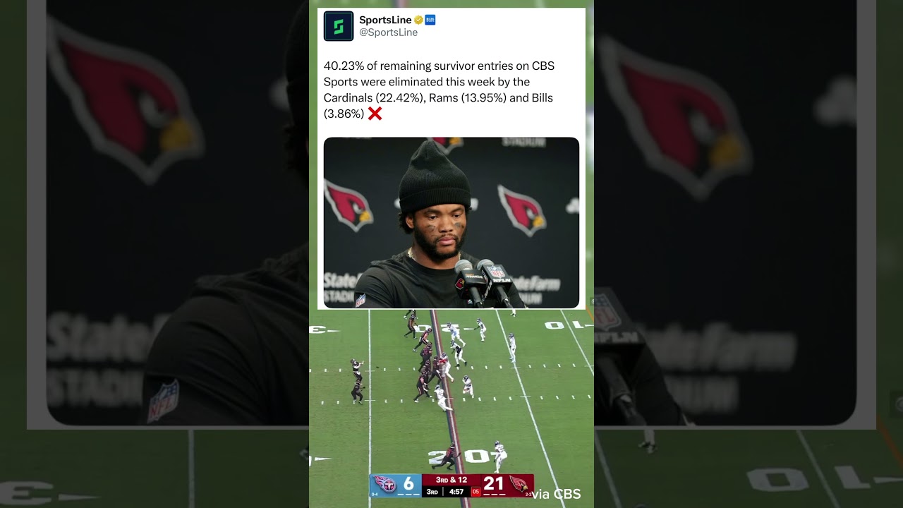 Brutal week for NFL survivor pool players 😢 