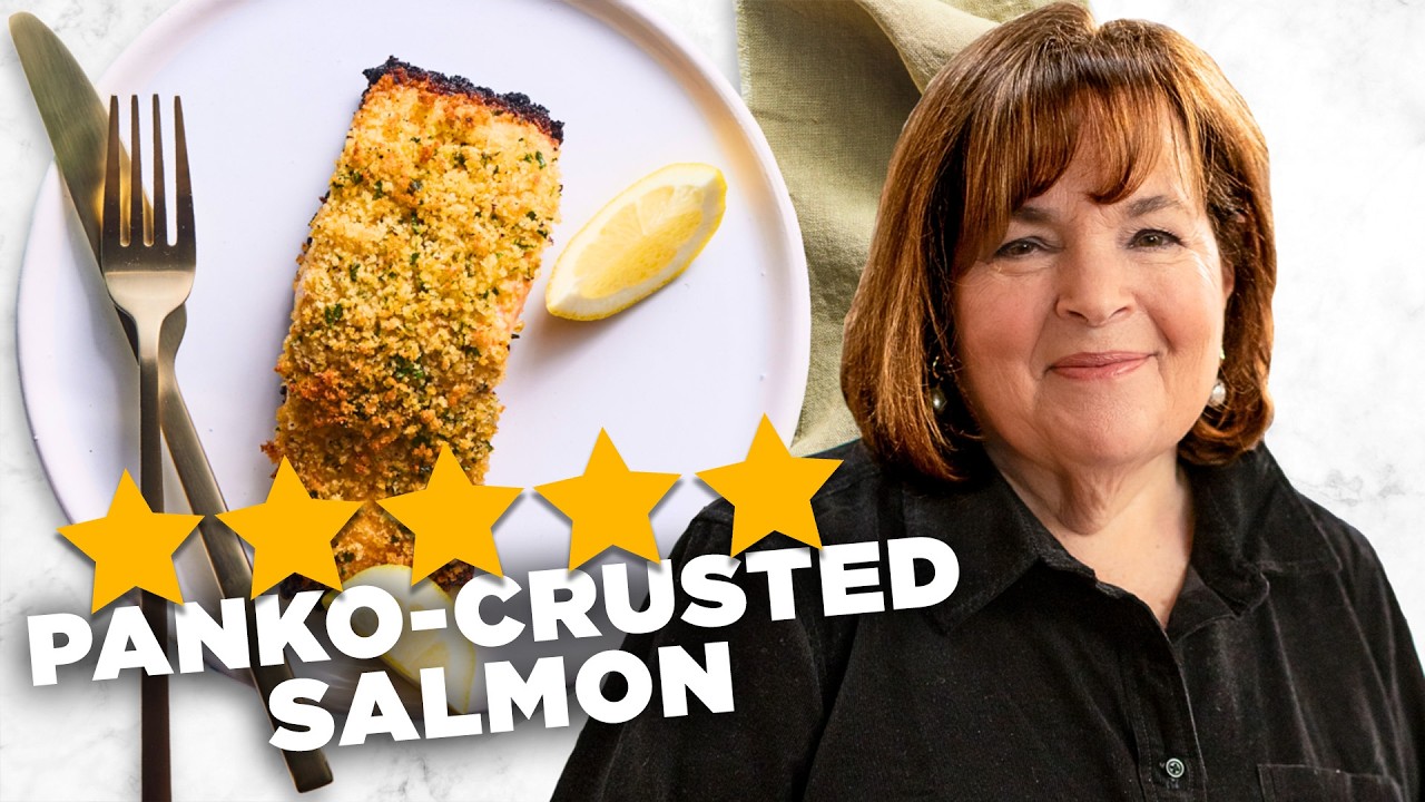 Ina Garten’s 5-STAR Panko-Crusted Salmon 🍽️ 🤩 Barefoot Contessa