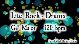 Video thumbnail of "Lite Rock Backing Track Jam in G# Major | Drumless | 120 BPM"