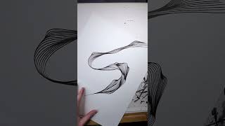 'Fading' part 2 #abstractlineart #art #lineart #artist #drawing #artistlife #abstractart #artdrawing