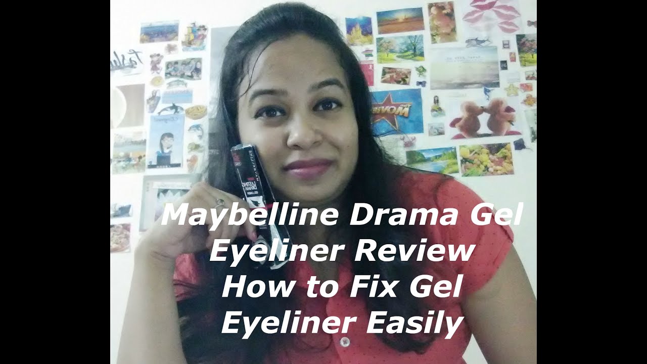 How To Fix Dry Gel Eyeliner Maybelline Drama Gel Eyeliner Review YouTube