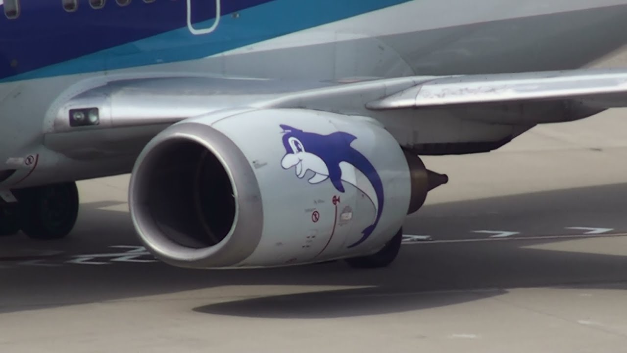 ANA Wings Boeing 737-500 JA8500 TAKE-OFF CHUBU CENTRAIR Intl