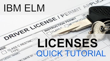 IBM Engineering Tutorial: How to check what licenses you have access to in IBM ELM