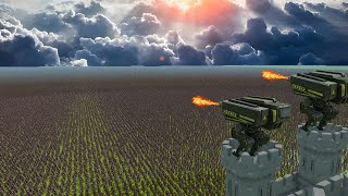 THE FINAL HARVEST! T-45 ELITE & SOLDIERS FIGHT TO SAVE THE CASTLE! UEBS 2 screenshot 2