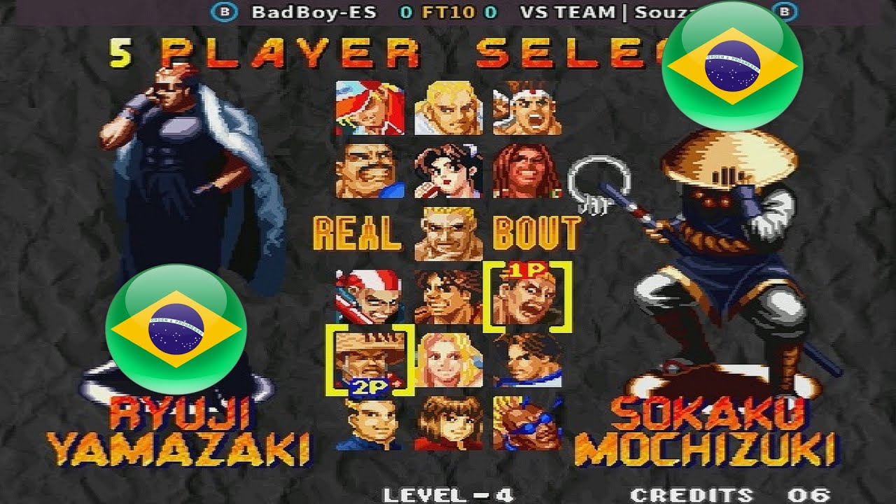 Real Bout Fatal Fury - BadBoy-ES vs VS TEAM | Souzapqdt FT10