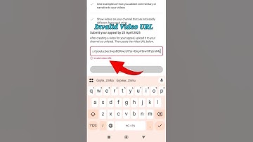 Appeal Video Invalid URL Problem Fix 2025 || How To Fix Video Invalid URL Reused Content Problem