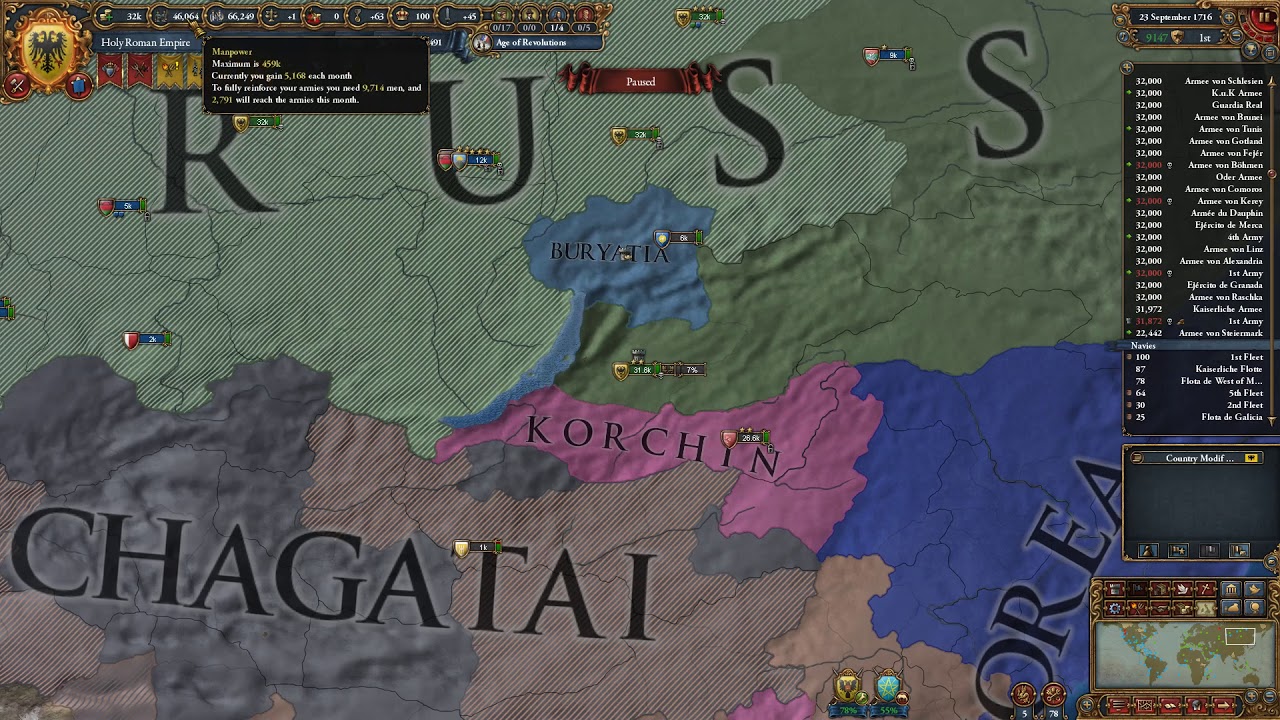 [EU4] Austria World Conquest Part 74 YouTube