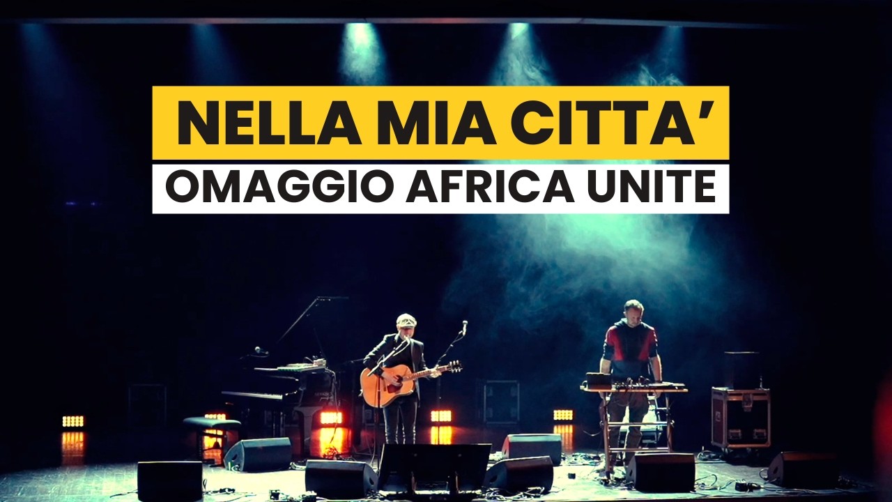 Attilio Riccardi - Nella mia città (Africa Unite Cover) | 40 anni di Africa Unite a Pinerolo