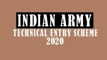 Indian Army Technical Entry Scheme 2020 | TES 44 Notification | Syllabus | Exam Pattern | Imp Date