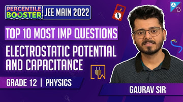 Top 10 Important Questions of Electrostatic Potential and Capacitance Class 12 Physics for JEE Mains