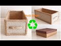 Making Organizer with Shoes Boxes,Diy Storage Basket,Boxes Recycle, Ayakkabı Kutusu Geri Dönüşümü