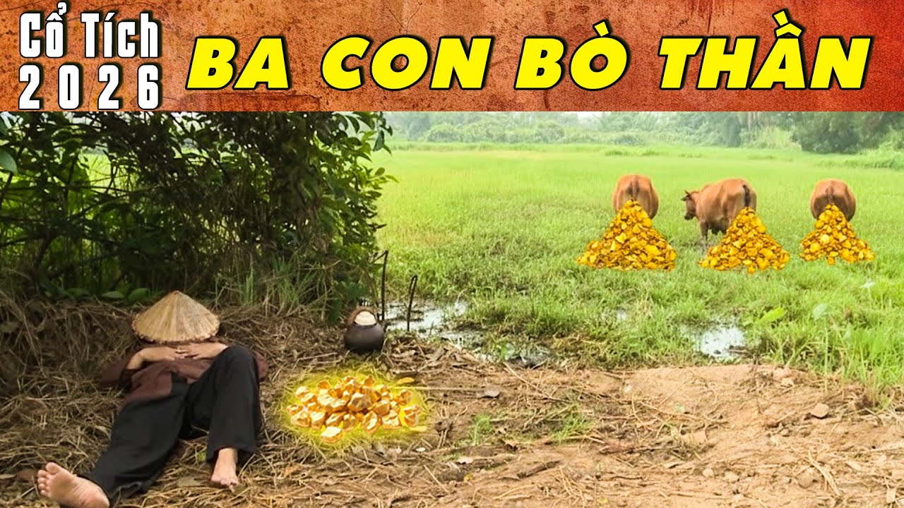 CỔ TÍCH MỚI 2026 - BA CON BÒ THẦN | Phim truyện cổ tích hay nhất | Cổ tích Việt Nam 2026