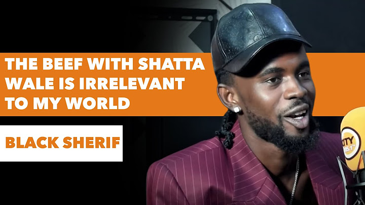 "The beef with Shatta Wale is irrelevant to my world" - Black Sherif