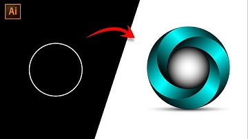 Create a Swirling Gradient Logo in Adobe Illustrator Tutorial - Step By Step (Easy Tutorial)