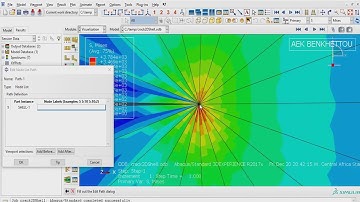 How to save export results in ABAQUS along a path