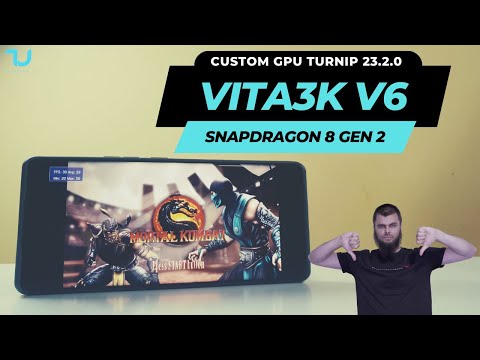 Vita3K New Update v6 Build I New GPU Drivers I Messa Turnip 23.2.0 I Snapdragon 8 Gen 2 vs 888