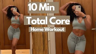 10 Min TOTAL CORE Home Workout | Full Abs | Janaye Penn