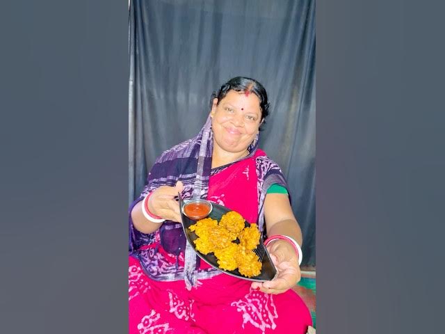 পেঁপের পকোড়া🤤 #cook #food #chikken #video #recipe #cooking #minivlog #bengali #viral