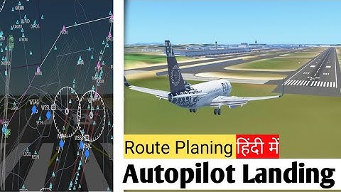 INFINITE FLIGHT APPR and Route Planing | Autopilot Landing in Infinite Flight Simulator