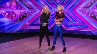 The X Factor UK 2014 - Blonde Electric sing Do it like a dude - Room Auditions Week 1