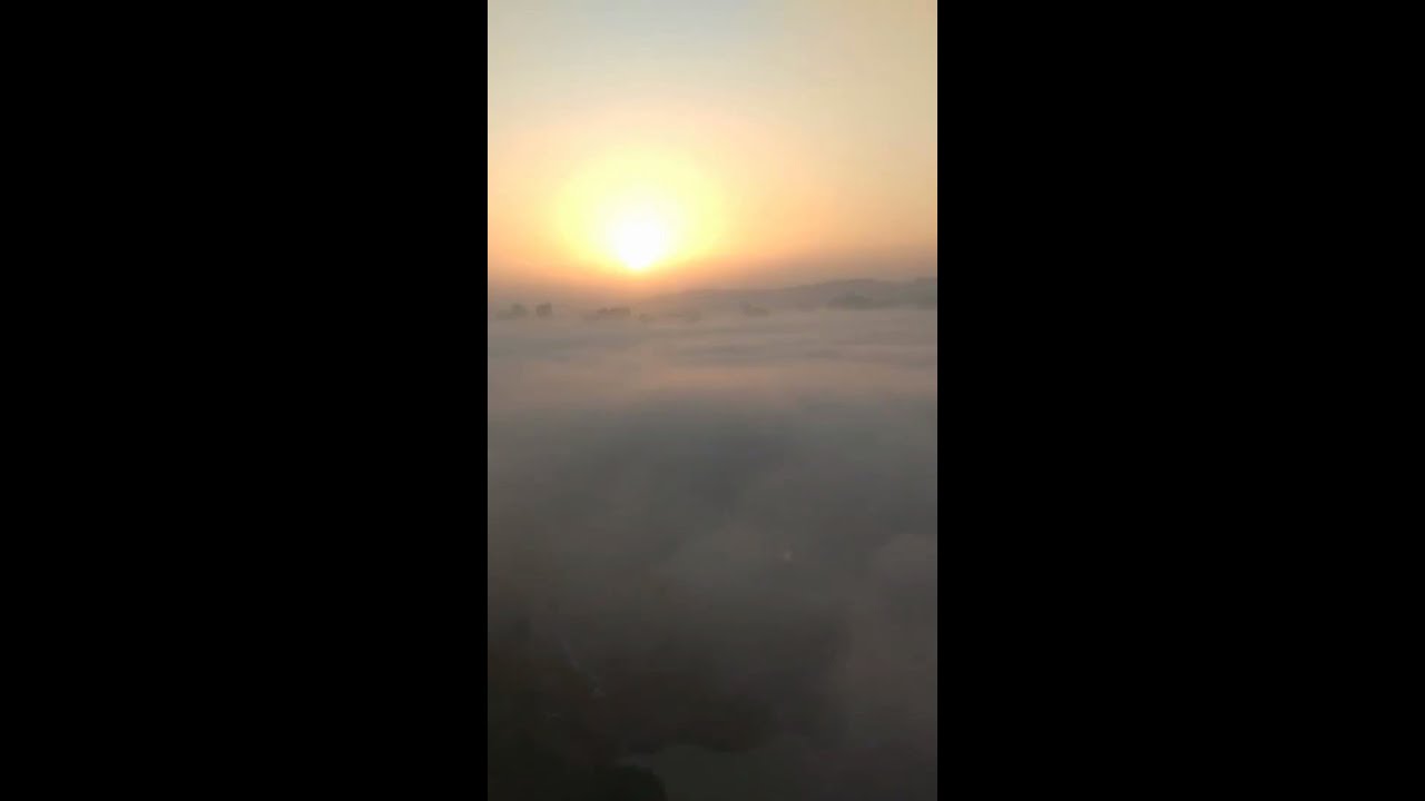 Beautiful Sunrise Above The Clouds 