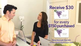 Cape May Day Spa Gift Card Sale