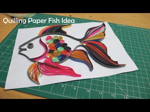 How to Make Quilling Paper Fish | Quilling fish | Quilling Art | Quilling tutorial for beginners