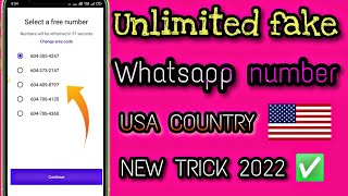 fake WhatsApp number unlimited2022 how to create fake WhatsApp number USA fake WhatsApp number 2022