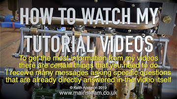 HOW TO WATCH MY TUTORIAL VIDEOS