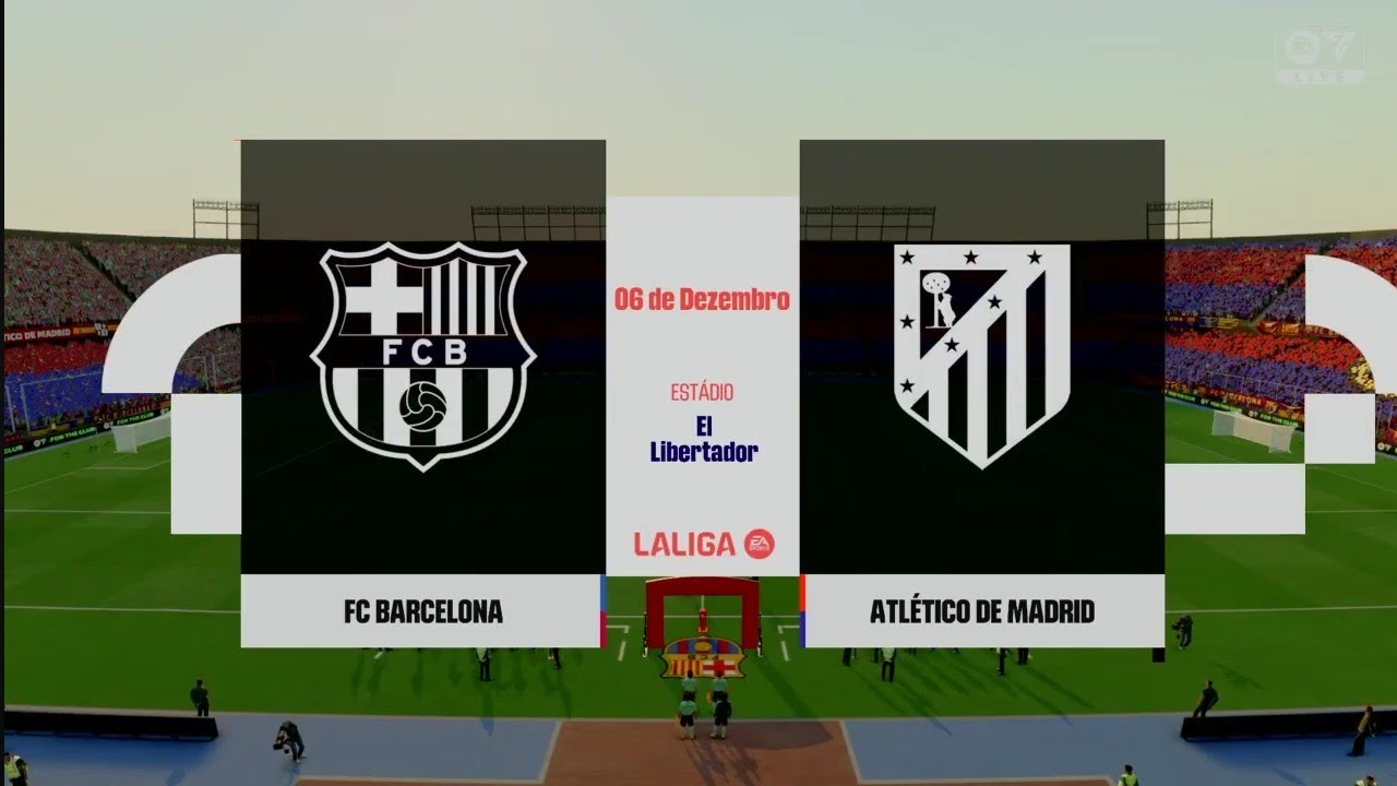 FC25 | BARCELONA x ATLÉTICO DE MADRID na LA LIGA 24/25